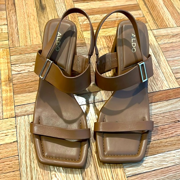 Aldo Fidles Block Heel Sandal size 39 US 8.5 - Picture 4 of 6